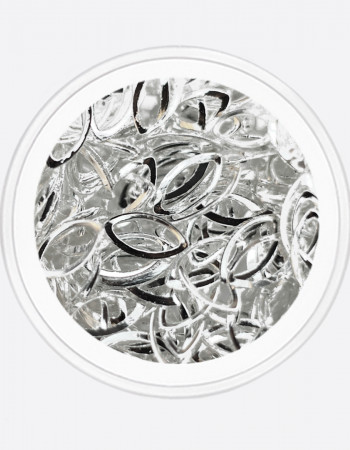 Металлический декор, лепесток серебро 6х3мм Металлический декор, лепесток серебро 6х3мм