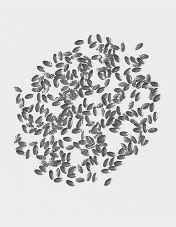 Металлический декор, олива серебро 1,5х3мм Металлический декор, олива серебро 1,5х3мм