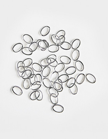 Металлический декор, овал серебро 8х5мм Металлический декор, овал серебро 8х5мм