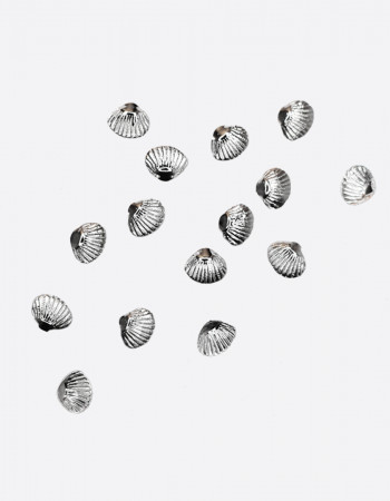 Металлический декор, ракушка 5х4мм Металлический декор, ракушка 5х4мм