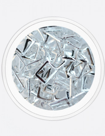 Металлический декор, широкий прямоугольник серебро 4,5х3,5мм Металлический декор, широкий прямоугольник серебро 4,5х3,5мм