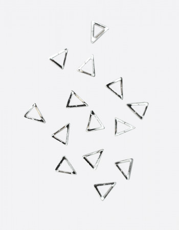 Металлический декор, треугольник серебро 6х5мм Металлический декор, треугольник серебро 6х5мм