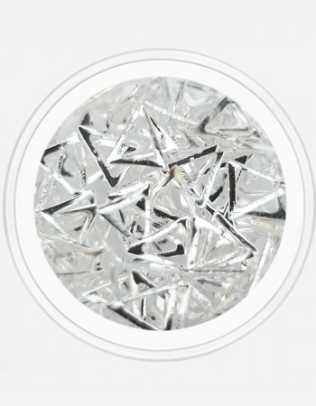 Металлический декор, треугольник серебро 6х5мм Металлический декор, треугольник серебро 6х5мм