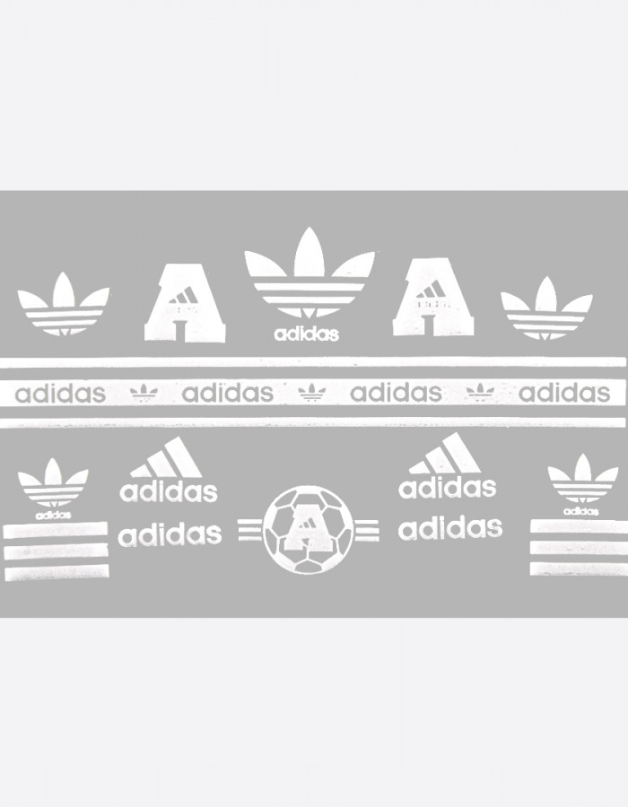 Наклейки, adidas белые 160 Наклейки, adidas белые 160
