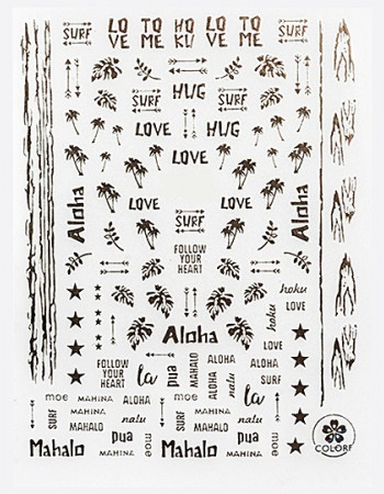 Наклейки, алоха 104 Наклейки, алоха 104