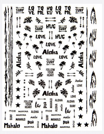 Наклейки, алоха 335 Наклейки, алоха 335