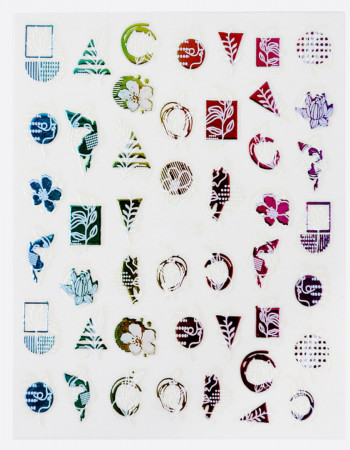 Наклейки, арт цветы 414 Наклейки, арт цветы 414