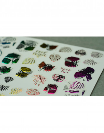 Наклейки, арт листья 419 Наклейки, арт листья 419