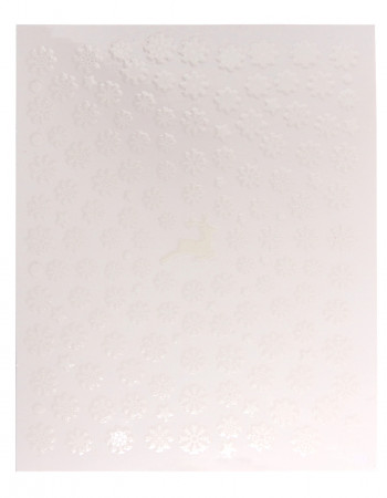 Наклейки, белые снежинки 379 Наклейки, белые снежинки 379