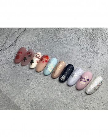 Наклейки, белые снежинки 379 Наклейки, белые снежинки 379