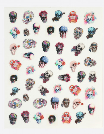 Наклейки, череп Калавера 394 Наклейки, череп Калавера 394