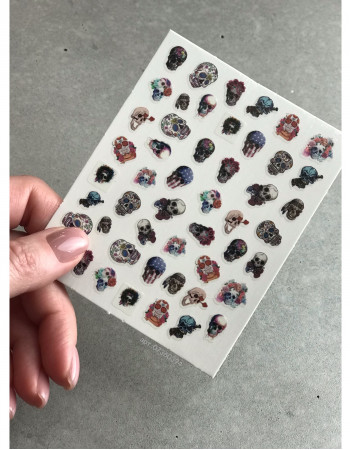 Наклейки, череп Калавера 394 Наклейки, череп Калавера 394