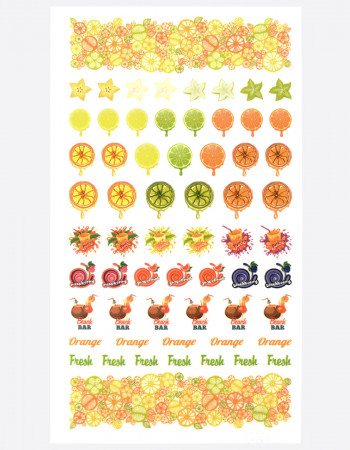 Наклейки, цитрус 136 Наклейки, цитрус 136