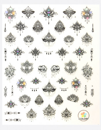 Наклейки, цветы этно 359 Наклейки, цветы этно 359