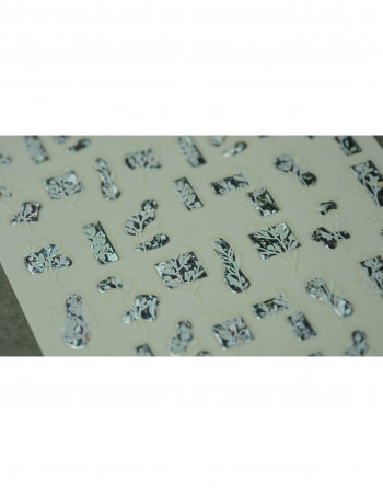 Наклейки, цветы голограмма 413 Наклейки, цветы голограмма 413