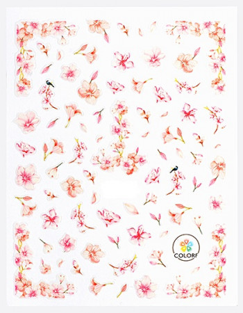 Наклейки, цветы розовые 114 Наклейки, цветы розовые 114