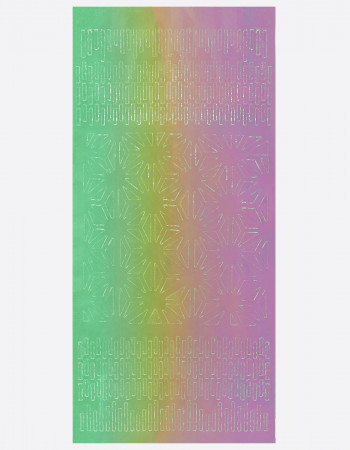 Наклейки, фигуры геометрия розовые переливчатые 279 Наклейки, фигуры геометрия розовые переливчатые 279