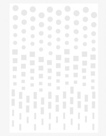 Наклейки, геометрия белые 289 Наклейки, геометрия белые 289
