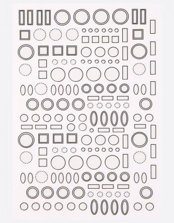 Наклейки, геометрия контурная 202 Наклейки, геометрия контурная 202