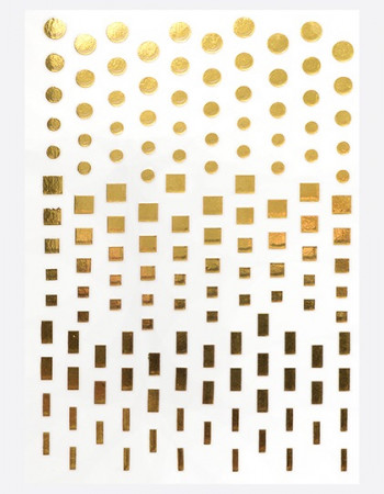 Наклейки, геометрия золото 091 Наклейки, геометрия золото 091
