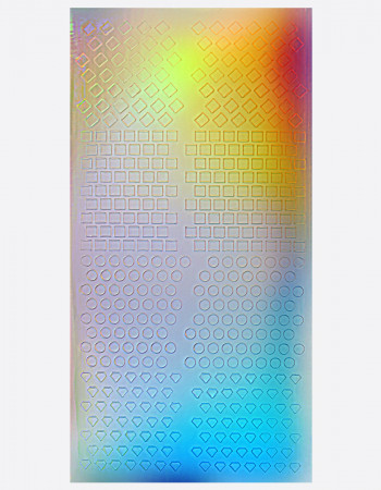 Наклейки, голограмма геометрия переливчатая 277 Наклейки, голограмма геометрия переливчатая 277