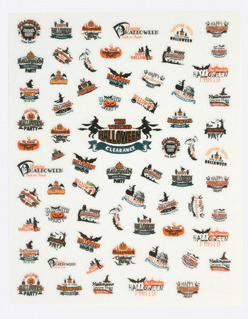 Наклейки, хэллоуин надписи 395 Наклейки, хэллоуин надписи 395