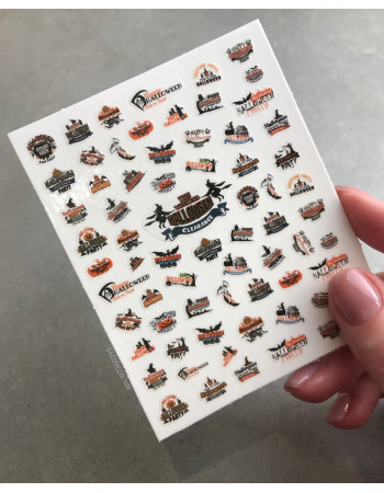 Наклейки, хэллоуин надписи 395 Наклейки, хэллоуин надписи 395