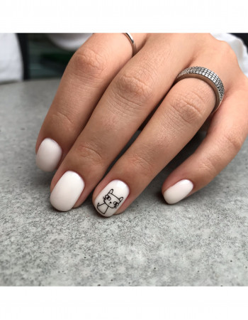 Наклейки, котики контурные 244 Наклейки, котики контурные 244