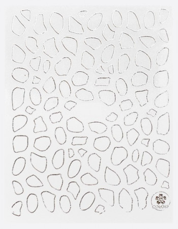 Наклейки, круги фигурные серебро 109 Наклейки, круги фигурные серебро 109