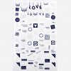 Наклейки, love 014 Наклейки, love 014
