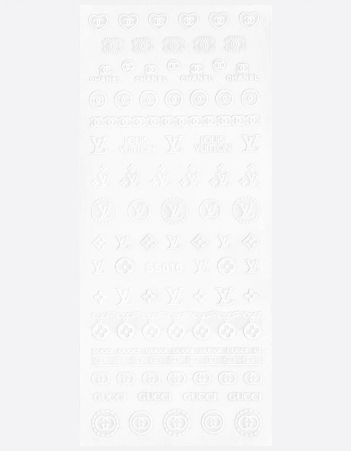 Наклейки, lv белые 168 Наклейки, lv белые 168