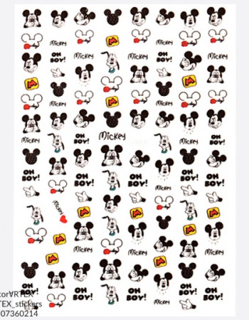 Наклейки, микки 214 Наклейки, микки 214
