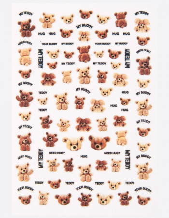 Наклейки, мишки тедди 216 Наклейки, мишки тедди 216
