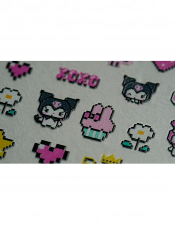 Наклейки, мультик пиксели 448 Наклейки, мультик пиксели 448