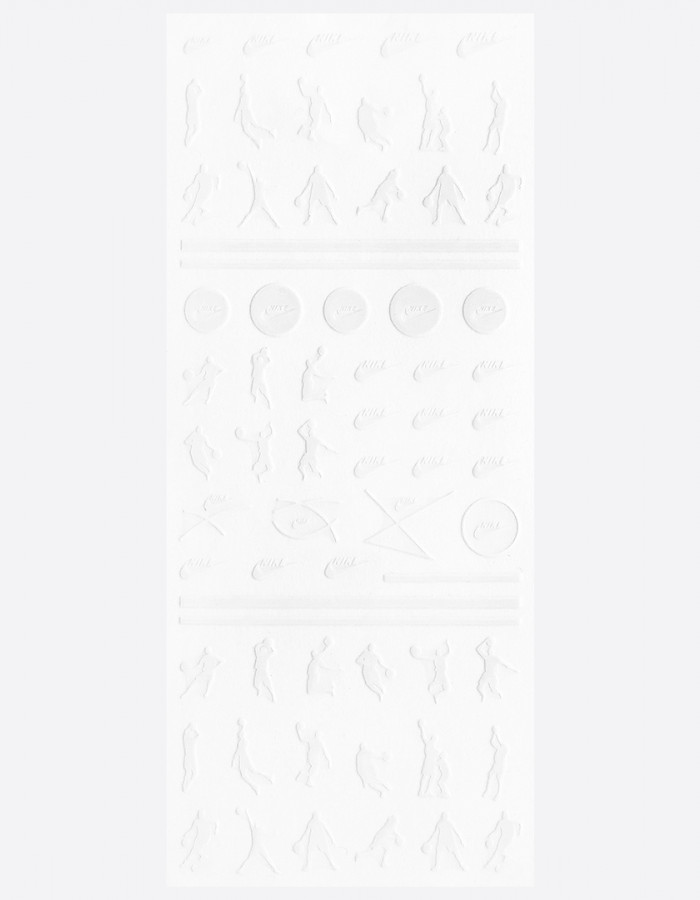 Наклейки, nike фигуры белые 169 Наклейки, nike фигуры белые 169