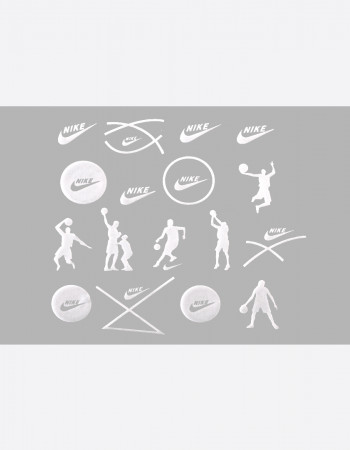 Наклейки, nike фигуры белые 169 Наклейки, nike фигуры белые 169