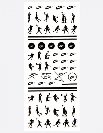 Наклейки, nike фигуры черные 170 Наклейки, nike фигуры черные 170