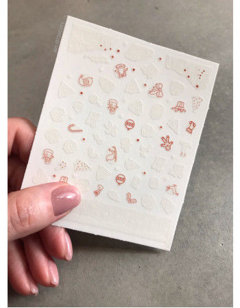 Наклейки, новогоднее настроение 391 Наклейки, новогоднее настроение 391