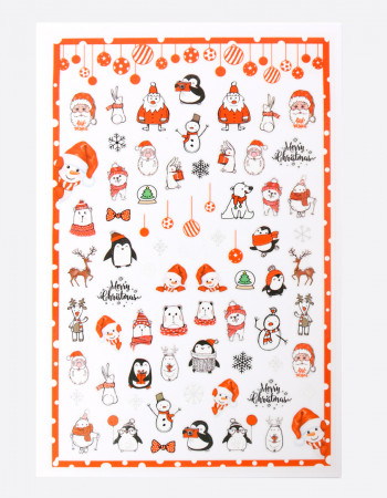 Наклейки, новогодние 355 Наклейки, новогодние 355