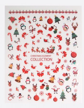 Наклейки, новый год 371 Наклейки, новый год 371