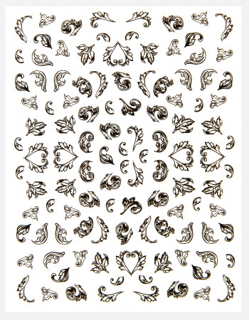 Наклейки, орнамент Барокко 325 Наклейки, орнамент Барокко 325