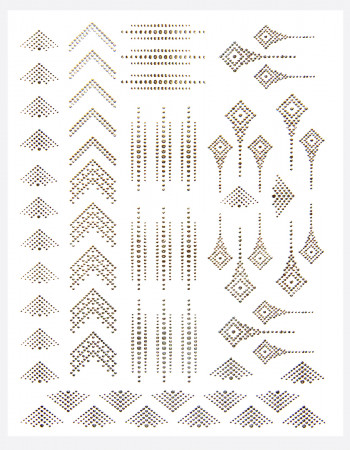 Наклейки, орнамент серебро 329 Наклейки, орнамент серебро 329
