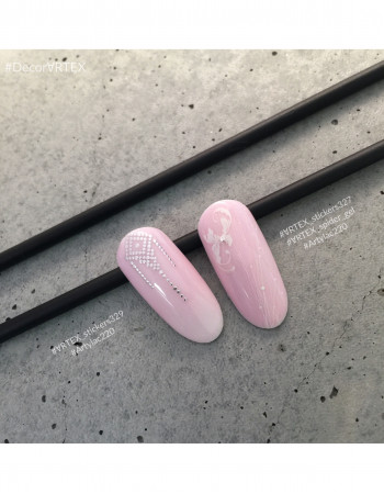 Наклейки, орнамент серебро 329 Наклейки, орнамент серебро 329