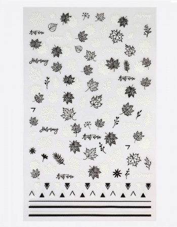 Наклейки, осень листья 398 Наклейки, осень листья 398