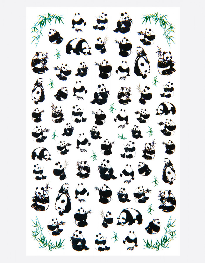 Наклейки, панда