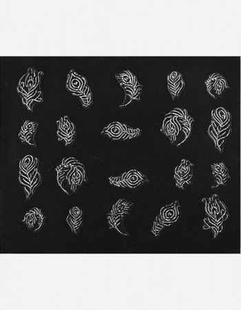 Наклейки, перо павлина 065 Наклейки, перо павлина 065