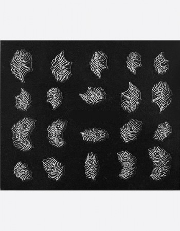 Наклейки, перо павлина 066 Наклейки, перо павлина 066