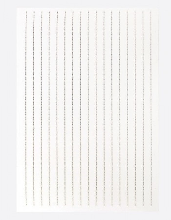 Наклейки, полоса пунктирная серебро 096 Наклейки, полоса пунктирная серебро 096