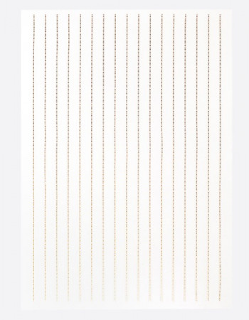 Наклейки, полоса пунктирная золото 095 Наклейки, полоса пунктирная золото 095