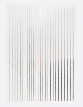 Наклейки, полоса спектр серебро 098 Наклейки, полоса спектр серебро 098